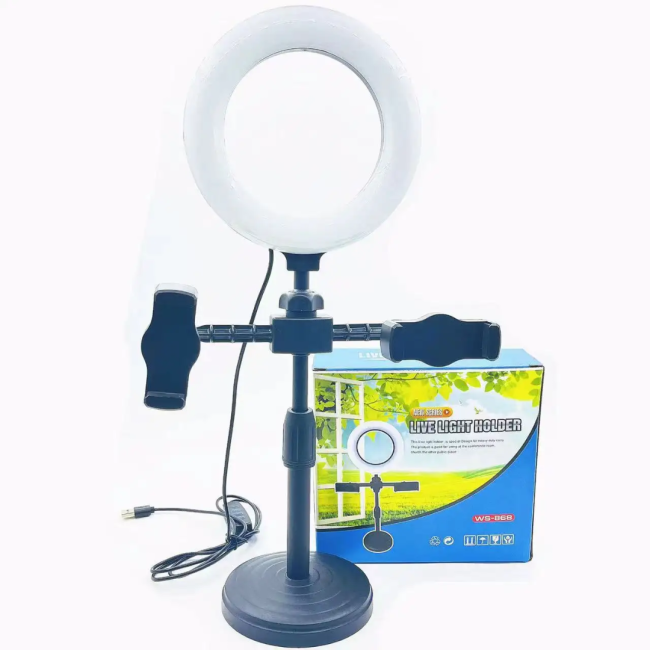 SUPPORTS DE BUREAU & ANNEAUX LUMINEUX