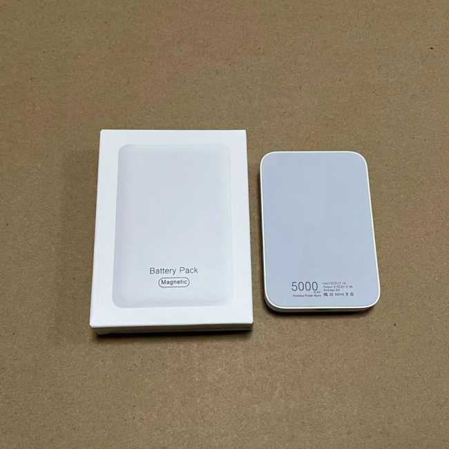 Batterie externe magnétique sans fil IPB01. Power Bank 10000 mAh pour smartphone.