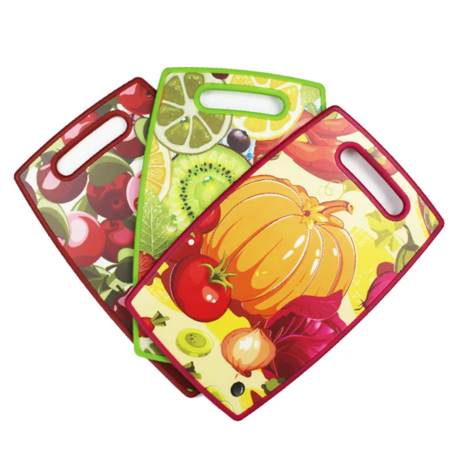 PLANCHE À DÉCOUPER EN PLASTIQUE MOTIF FRUITS
